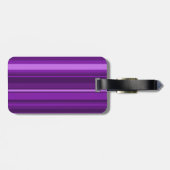 モノグラム紫ストライプ色 ラゲッジタグ (裏面横)