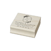 モノグラム結婚したカップル |の結婚差出人住所 ラバースタンプ (スタンプ)