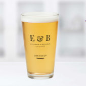 モノグラム結婚のグロムスマンのギフトパーソナライズされたブラック タンブラーグラス