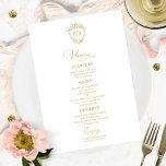 モノグラム結婚のメニューカード金ゴールドスクリプト メニュー<br><div class="desc">シックシンプルな書結婚道のメニューカード。私は無料のカスタマイズサービスを提供もしし、何か質問や特別な要求が感じあ連絡る、私に無料で。</div>
