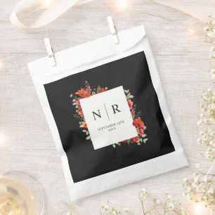 モノグラム結婚の繊細なポピー・ダーク結婚ズ フェイバーバッグ