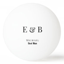 モノグラム結婚の花婿介添人ギフトパーソナライズされたブラック