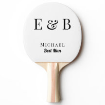 モノグラム結婚の花婿介添人ギフトパーソナライズされたブラック