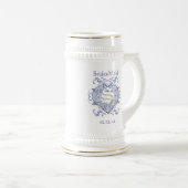 モノグラム結婚の誓ハート ビールジョッキ (正面右)