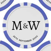 モノグラム結婚イニシャルのカップル