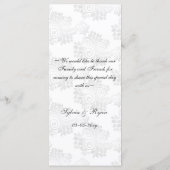 モノグラム結婚シルバー メニュー (裏面)