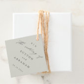 モノグラム結婚スクリプト フェイバータグ (インサイチュ)