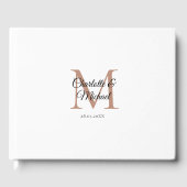 モノグラム結婚ス ゲストブック (正面)