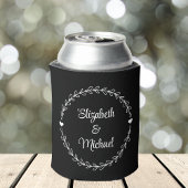 モノグラム結婚ブラック 缶クーラー