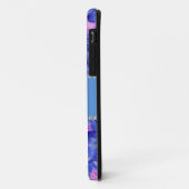 モノグラム結婚ブルーバラ Case-Mate iPhoneケース (裏面/左)