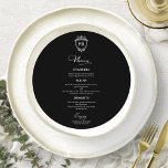 モノグラム結婚ラウンドのメニューカード白黒 メニュー<br><div class="desc">シックシンプルな書結婚道のメニューカード。私は無料のカスタマイズサービスを提供もしし、何か質問や特別な要求が感じあ連絡る、私に無料で。</div>