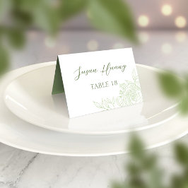 モノグラム結婚ラヌカルス座席表 テーブルナンバー