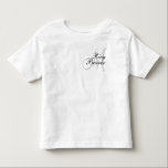 モノグラム結婚リングや輪ベアラTシャツ トドラーTシャツ<br><div class="desc">モノグラム結婚リングや輪ベアラのTシャツ。カスタマイズモノグラムのイニシャル、色の選択と追加の文字もしを望む。 by Elke Clarke 2011</div>