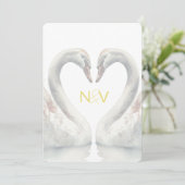 モノグラム結婚式招待状 招待状 (スタンド正面)