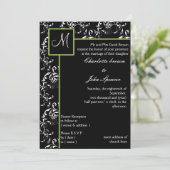 モノグラム結婚式招待状 招待状 (スタンド正面)