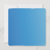 モノグラム絵を描付き水色スマッジ カード (裏面)