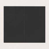 モノグラム縦エレガント灰色ベージュ名刺 名刺 (内部フラット)