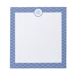 モノグラム自転車ホイールパターン ノートパッド