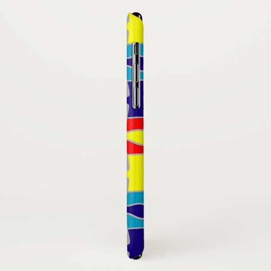 モノグラム自閉症意識アスペルガーパズルパターン Case-Mate iPhoneケース (裏面/左)