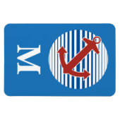 モノグラム航海のいかりクルーズキャビンドアマーカー マグネット (横)