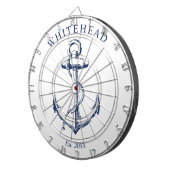 モノグラム航海のいかりホワイト ダーツボード (正面右)