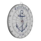 モノグラム航海のいかりホワイト ダーツボード (正面左)