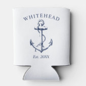 モノグラム航海のいかりホワイト 缶クーラー (裏面)