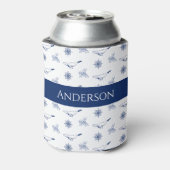 モノグラム航海のクジラとタコ海軍ホワイト 缶クーラー (缶裏面)