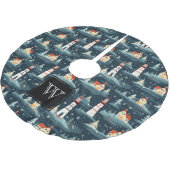 モノグラム航海のシーライトハウス ブラッシュドポリエステルツリースカート (アングル)