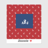 モノグラム航海のビニールカスタムカットシール シール (シート)