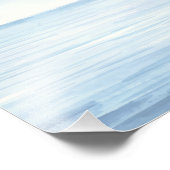 モノグラム航海のビーチ水彩いかり フォトプリント            (角)