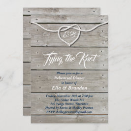 モノグラム航海のリハーサルディナー招待状 招待状