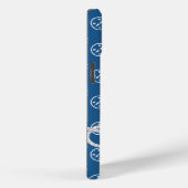 モノグラム航海の携帯電話ケース Case-Mate iPhoneケース (裏面 / 右)