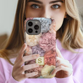 モノグラム花ピンクiPhoneケース Case-Mate iPhoneケース
