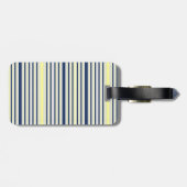 モノグラム花婿介添人groomsmenグロムスマン海軍イエロー ラゲッジタグ (裏面横)