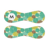 モノグラム花柄12 野球ボール (パネル)