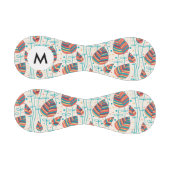 モノグラム花柄5 2 野球ボール (パネル)