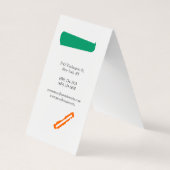 モノグラム芸術的名刺 名刺 (裏面)