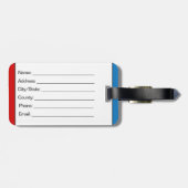 モノグラム荷物タグ，カラフル，旅行用付属品 ラゲッジタグ (裏面横)