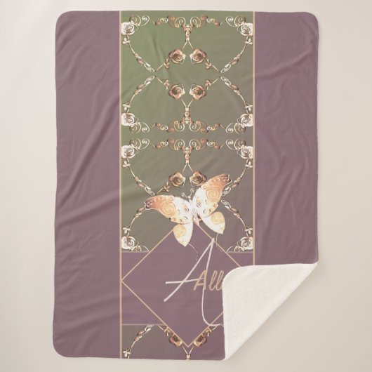 モノグラム華美バラシェルパブランケット シェルパブランケット (正面)