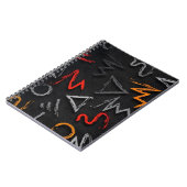 モノグラム落書き ノートブック (左側)