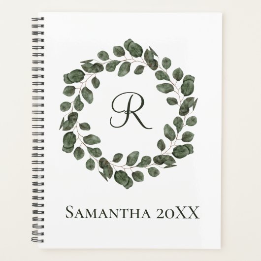 モノグラム葉ユカリエレガントモダンス プランナー手帳 (正面)