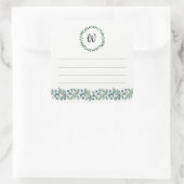 モノグラム蔵書票、ニュートラルジェンダーブックシール スクエアシール (バッグ)