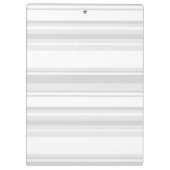 モノグラム薄い灰色のストライプ クリップボード (裏面)