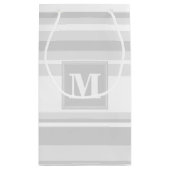 モノグラム薄い灰色のストライプ スモールペーパーバッグ (裏面)