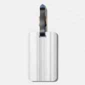 モノグラム薄い灰色のストライプ ラゲッジタグ (裏面縦)