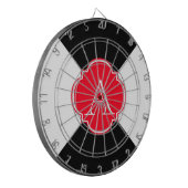 モノグラム装飾 ダーツボード (正面左)