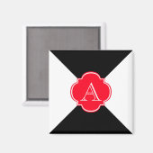 モノグラム装飾 マグネット (正面/裏面)