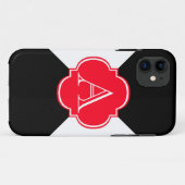 モノグラム装飾 Case-Mate iPhoneケース (裏面(横))