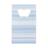 モノグラム赤ちゃん青ストライプ色 クレジットカード栓抜き (裏面)